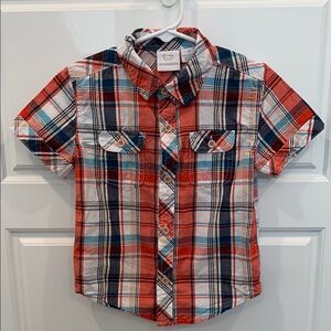 🌺Koala kids Plaid Shirt - Red, Blue, White